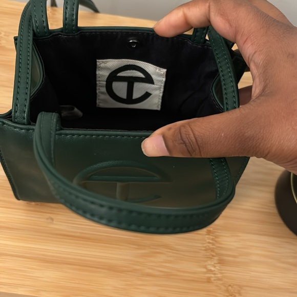 Green shopping bag (small) - Picture 2 of 3